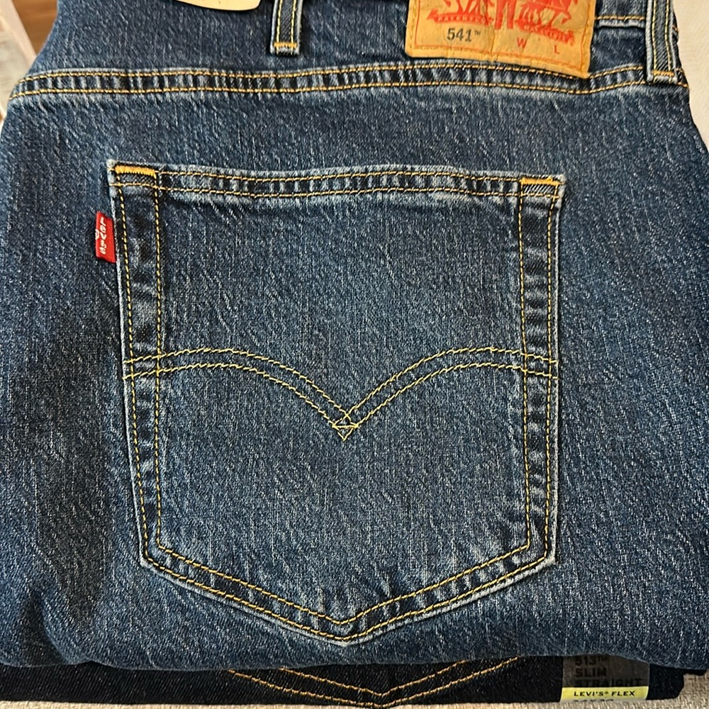 Levi's 541 Athletic Blue Jeans 48x32 NWT - Picture 11 of 13
